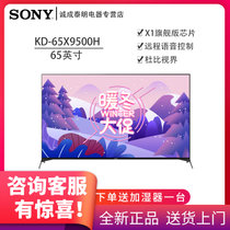 索尼（SONY）KD-49/55/65/75X9500H全面屏设计4K HDR互联智能AI语音安卓9.0 2020年新品(黑色 KD-65X9500H)