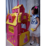 迪士尼小公主玩具房子EVA软塑胶儿童玩具房