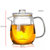 耐热玻璃泡茶壶玻璃茶壶套装组过滤花草茶壶耐高温功夫红茶泡茶器(1201ml气鹅壶)