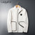CaldiceKris （中国CK）女款抓绒加厚立领卫衣CK-F62017-2(白色 L)
