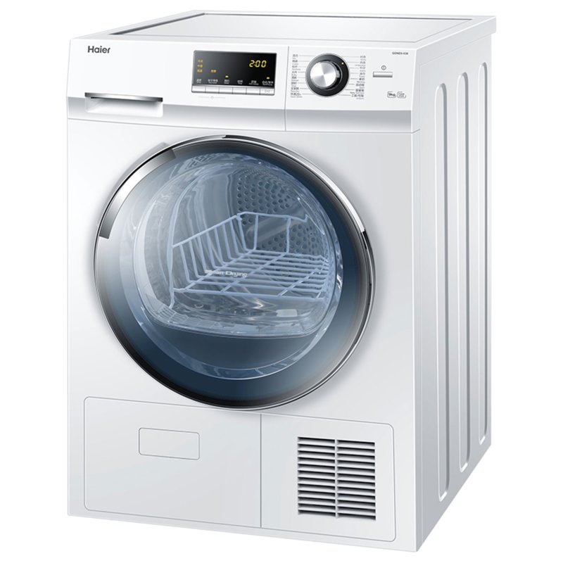 海尔(haier)9公斤干衣机 gdne9-636 冷凝烘干,衣干即停(白色(请修改)