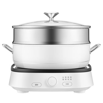 苏泊尔(SUPOR) C21-IC23 2100W 炖煮煎烤 电磁炉 小巧多能 白色