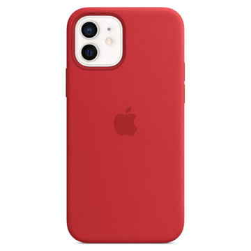 Apple iPhone 12 / 12 Pro 专用原装Magsafe硅胶手机壳 保护壳 - 红色