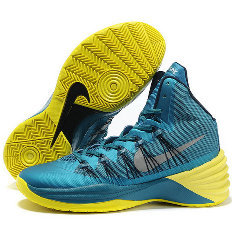 nike耐克 詹姆斯奥运版 男女休闲运动鞋情侣篮球鞋 8313(湖水兰黄 40)