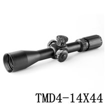 BSA TMD4-14X44前置数字分化带锁定高清晰高抗震瞄准器秃子板球后握寻鸟镜 瞄准镜(11MM燕尾高窄)