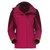 *探路者冬季女子三合一套绒冲锋衣 防风防水冲锋衣TAWC92889(艳紫)