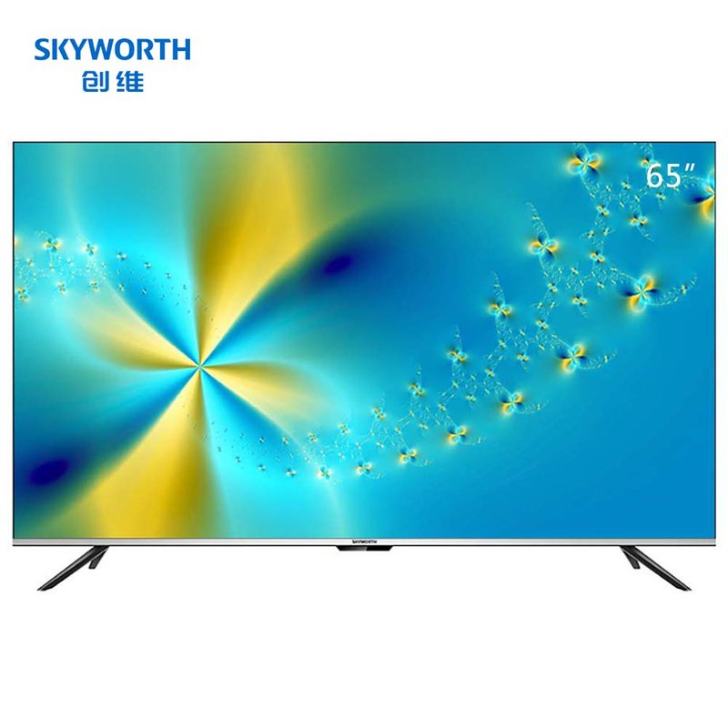 创维skyworth65h465英寸4k超高清防蓝光护眼无边全面屏教育电视216g