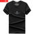 男式t恤短袖新款夏季纯色男装青年修身休闲圆领3592(黑色 XL)