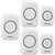 CACAZI卡佳斯 A10二拖三交流数码门铃无线家用智能远距离电子遥控 老人呼叫器 防水无线门铃(白色)