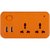 贝特彩虹系列BTCH-U602W电源转换器/插座（橘红色）