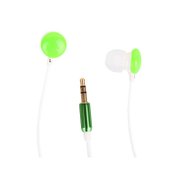 时尚e族炫Q系列炫Q300g 耳机 耳塞式耳机（绿色）（应用超薄高速振膜响应技术,驱动单元应用强力钕铁硼磁铁回路设计技术,带来更好的音乐现场感）