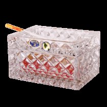 BOHEMIA捷克波希米亚水晶玻璃烟缸带盖烟盒双用雪茄烟灰缸(默认)