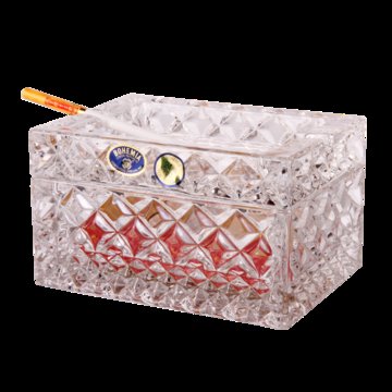 bohemia捷克波希米亚水晶玻璃烟缸带盖烟盒双用雪茄烟灰缸(默认)
