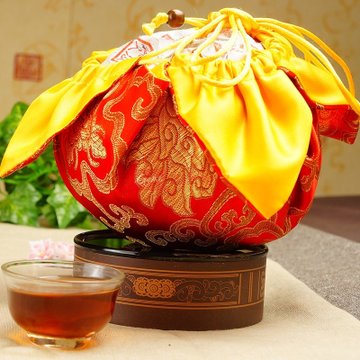 吉顺号普洱茶生茶班章金瓜普洱美人瓜人头瓜500g