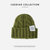 SUNTEK毛线帽子女冬季韩版ins显脸小宽松冷帽2021新款时尚洋气针织帽潮(有弹性（54-58cm）一般都能带 #487牛油果绿)