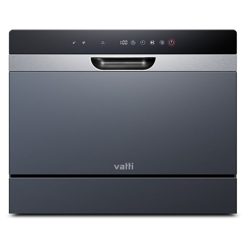 华帝vattixwsc30gb01h魔范大容量台式免安装除菌烘干家用洗碗机总裁灰