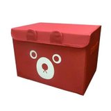 卡秀可爱小熊储物箱整理箱(红色)