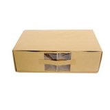 卡秀收纳-高品质大容量6格鞋物收纳盒/鞋盒（棕）