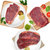 新西兰静腌牛排套餐860克（西冷150g*2+眼肉150g*2+板腱130*2）(自定义 自定义)