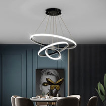 现代简约个性餐厅灯2021年新款灯具北欧餐厅客厅吊灯(白色 卧室灯)