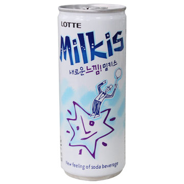 乐天(lotte)奶味碳酸饮料250ml*30