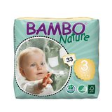 Bambo Nature 原装进口丹麦班博自然系列婴儿纸尿裤3号 33片-S号