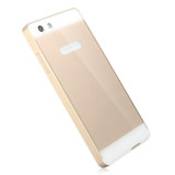 oppo r829t手机套 oppo r8007手机壳保护套 r1金属边框 r1s手机壳(土豪金 标配)