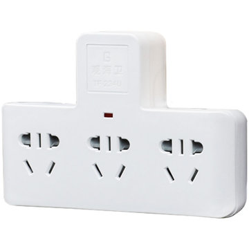 观海卫一转多位转换插座tf133三位无开关