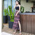 2018夏装新款两件套装连衣裙气质显瘦长裙子高腰半身裙沙滩裙女装(背心套装XZ16A)(XL)