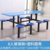云艳YY-LCL1354 8人圆凳快餐桌椅不锈钢餐桌一体式组合 八人位玻璃钢(默认 默认)