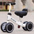 儿童平衡车1-3岁2宝宝滑行车溜溜车婴儿学步车玩具扭扭车生日礼物(白色+高配款（提手加厚座椅） 默认版本)