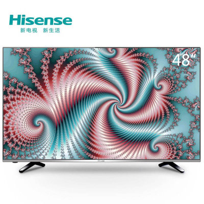 海信（Hisense）LED48EC520UA 48英寸 VIDAA3 14核 炫彩4K智能电视(黑色)