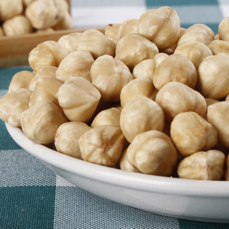 坚果炒货新货去衣榛子仁整颗半颗脱衣原味榛子仁坚果休闲小零食整颗