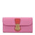 Burberry博柏利女士粉红色皮质长款钱包 4068136粉红色 时尚百搭