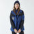 冲锋衣女三合一可拆卸两件套中长款防水登山滑雪服拼色防风衣外套(2XL 女款 蓝色 两件套)