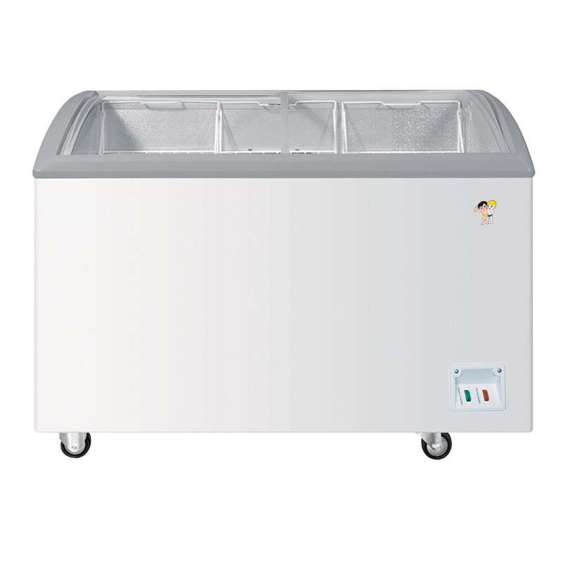 海尔(haier)sc/sd-332 332升圆弧玻璃门名牌压缩机单温冷藏冷冻转换