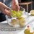 猫厨日式金边玻璃碗沙拉碗碗盘套装家用水果碗零食果盘碗碟餐具(超值金边（大+小）送4只叉子)