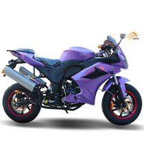 风感觉 地平线摩托车跑车125cc-250cc大型公路赛摩托车整车大跑车街车(紫色 150cc立式发动机)