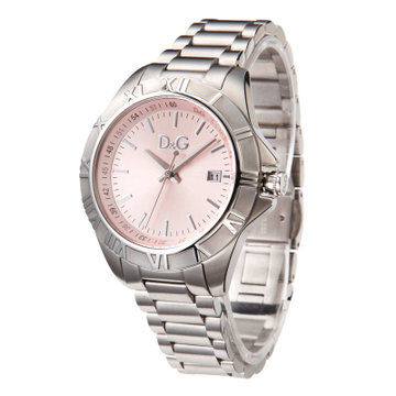 dg杜嘉班纳日历系列钢带女士手表dw0649dw0650dw0649粉色