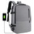 TP男士商务双肩手提大容量旅行包多功能usb电脑包行李背包TP2033(深灰色)