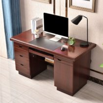 云艳YY-LCL574 木质职员办公桌油漆电脑桌现代简约书桌单人写字台1400*700*760(默认 默认)