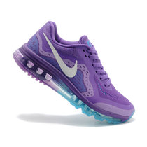 耐克nike AIR MAX全掌气垫鞋跑步鞋情侣运动跑鞋(紫色 36)