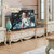 拉斐曼尼 FK005 欧式电视柜茶几组合现代简约电视柜小户型地柜客厅家具(1.85米 红龙玉大理石)