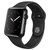Apple Watch 智能手表（42毫米深空黑色不锈钢表壳搭配黑色运动型表带 MLC82CH/A)