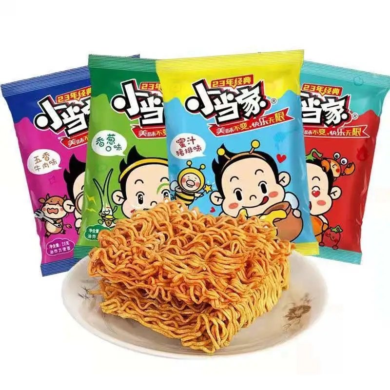 干脆面多口味混装干吃面方便面30袋