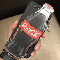 亿和源 苹果7手机壳iPhone6/7plus保护壳创意可乐零钱包卡包饮料i6/6splus手机保护套(i7plus-瓶装可乐卡包)
