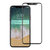 iphonex钢化膜 全屏覆盖丝印手机膜保护膜 苹果X碳纤维钢化玻璃膜(黑色全屏覆盖)
