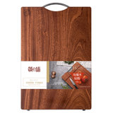 筷之语乌檀木菜板实木家用砧板整木长方形切菜板厨房案板刀砧板 40*28*2.5