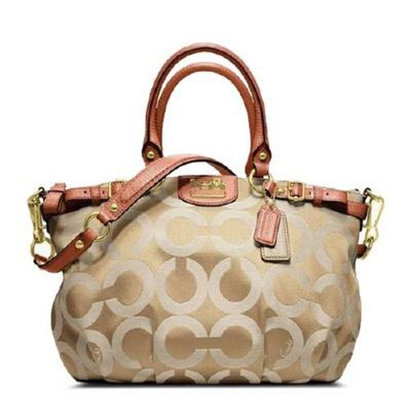 coach 寇驰 madison 麦迪逊新款经典两用女包 橘色边 18650