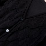 2013韩版春装新款波纹图案大V领长袖镂空针织开衫薄毛衣外套女装